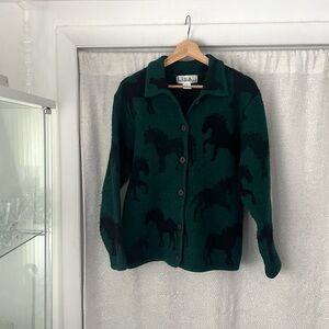 Vintage Horse Button Up Jacket